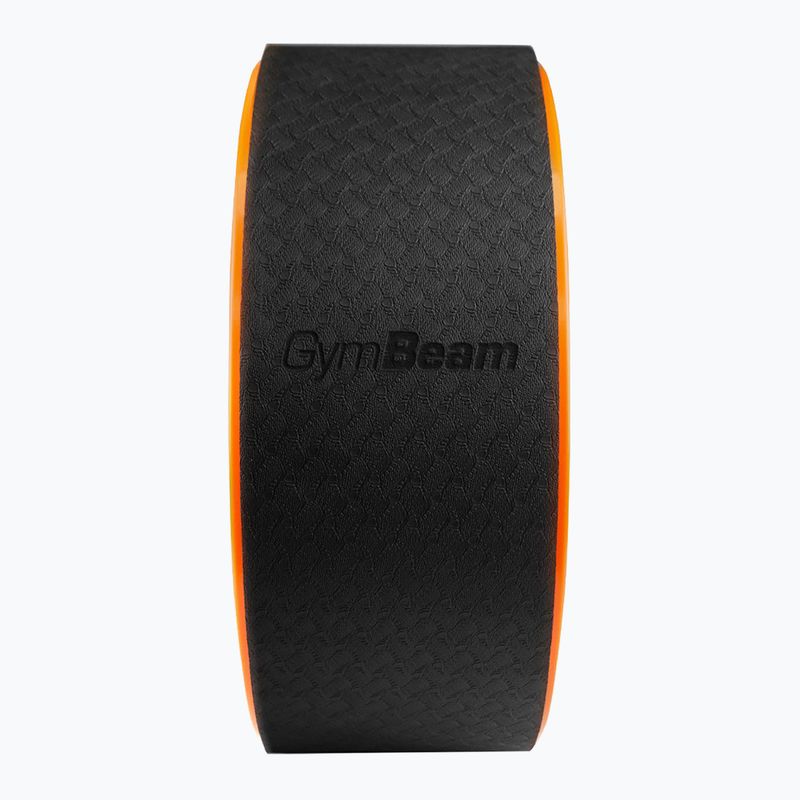 Ruota per esercizi GymBeam do jogi orange/black 3