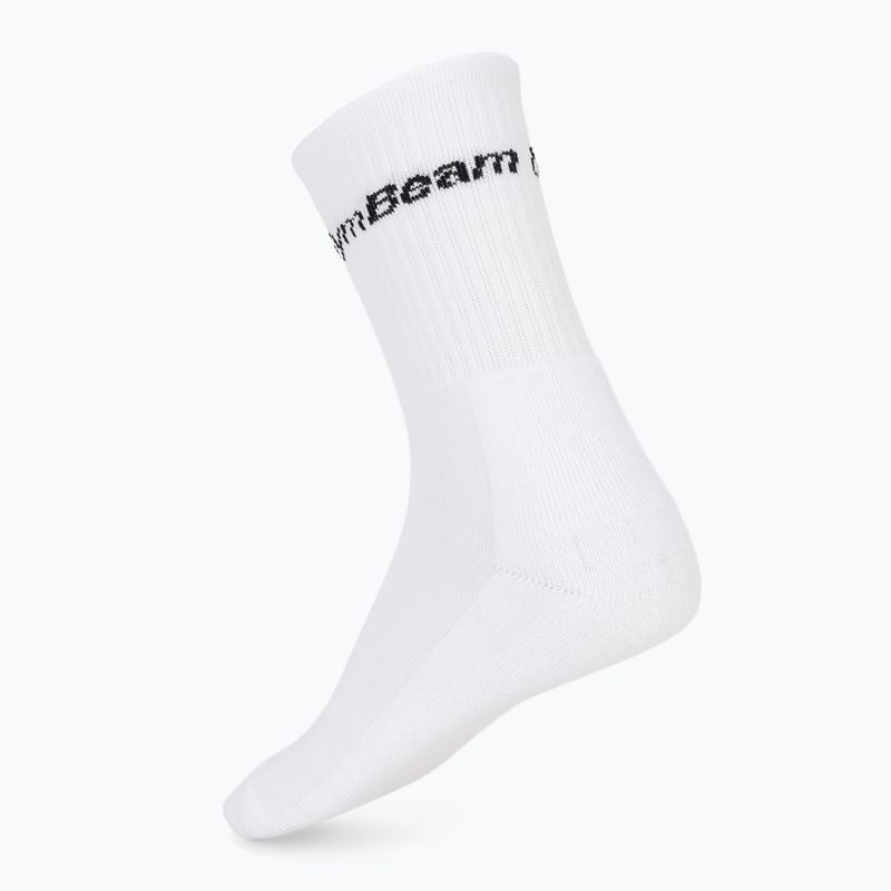 Calzini da uomo GymBeam 32620 3/4 3 paia white 2