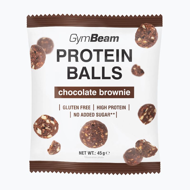 GymBeam Protein Balls 45 g chocolate brownie