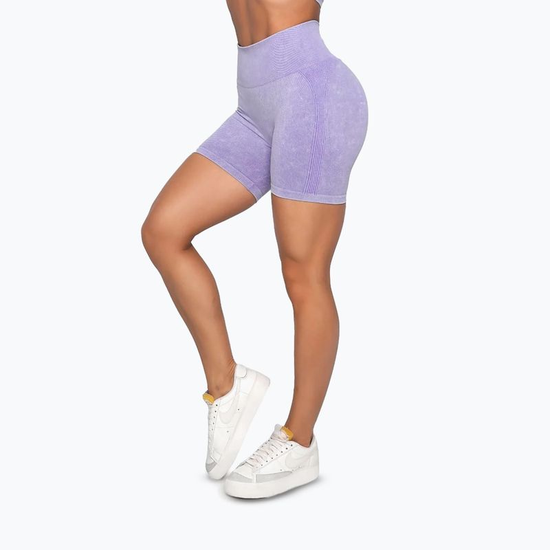 Shorts da allenamento donna GymBeam Lift violet 4