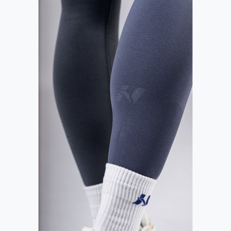 Leggings da allenamento donna NEBBIA Power grey 9