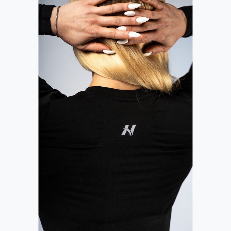 Longsleeve da allenamento da donna NEBBIA Power black 6