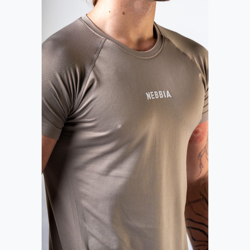 Maglia training da uomo NEBBIA Power light brown ash 4