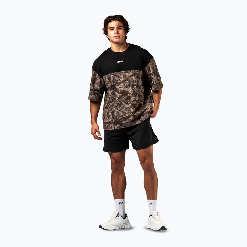 Pantaloncini da allenamento uomo NEBBIA Power black 2