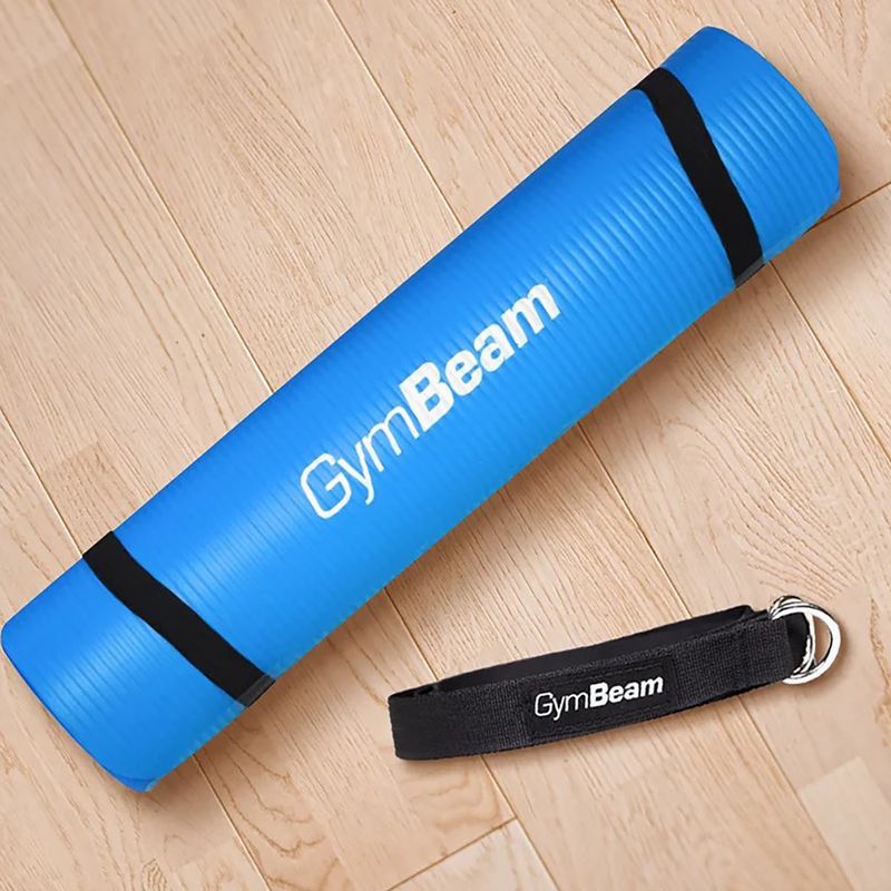 Tappetino fitness GymBeam Yoga Mat blue 3