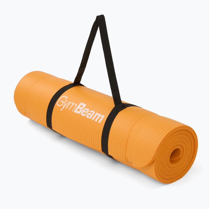 Tappetino fitness GymBeam Yoga 1 cm orange 5