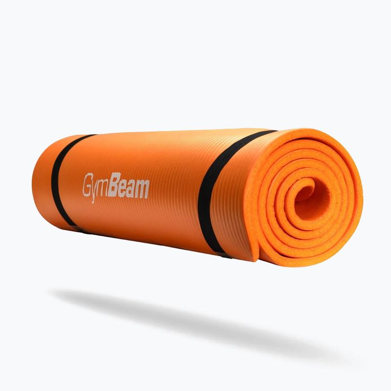 Tappetino fitness GymBeam Yoga 1 cm orange 2