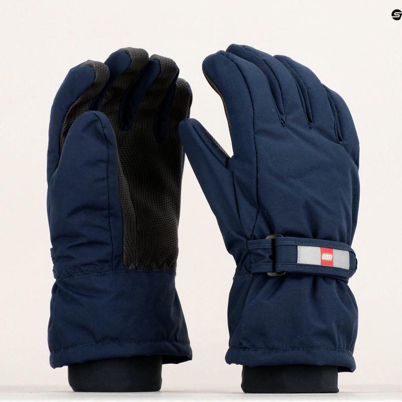 Guanti da sci per bambini LEGO Lwatlin 700 dark navy 11