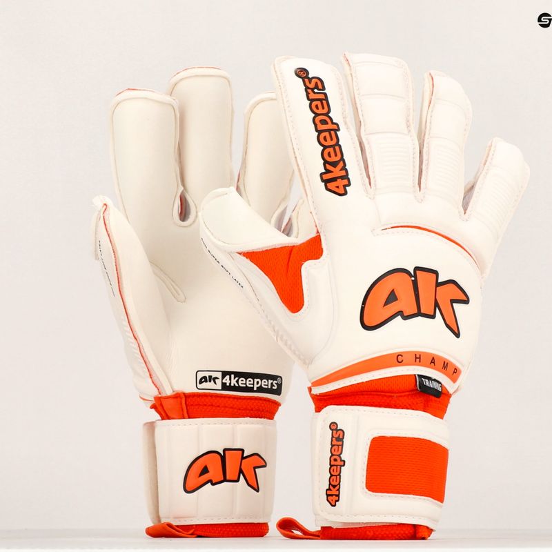 4keepers Champ Training VI Rf2G guanti da portiere bianchi 9