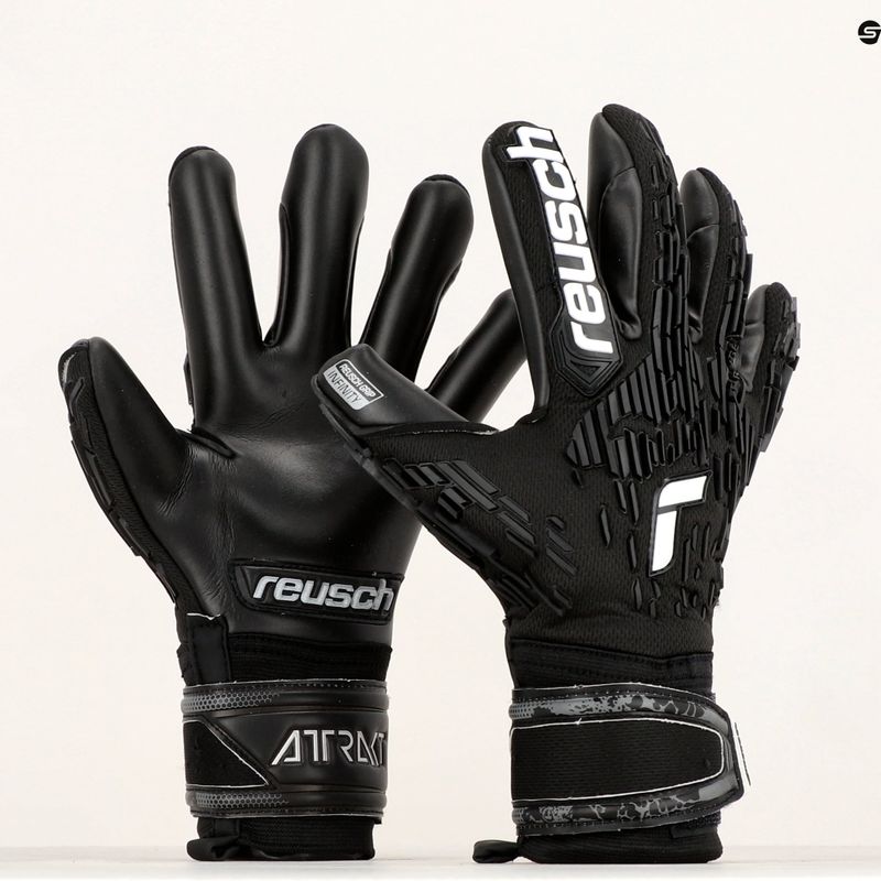 Guanti da portiere Reusch Attrakt Freegel Infinity Finger Support nero 9