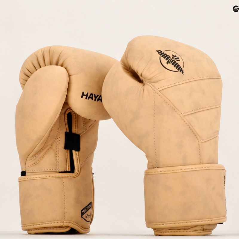 Guantoni da boxe Hayabusa T3 LX, marrone scuro 7