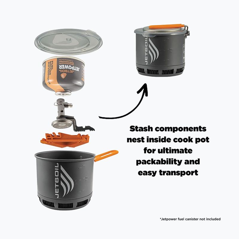 Jetboil Stash Cooking System fornello da viaggio in metallo 11