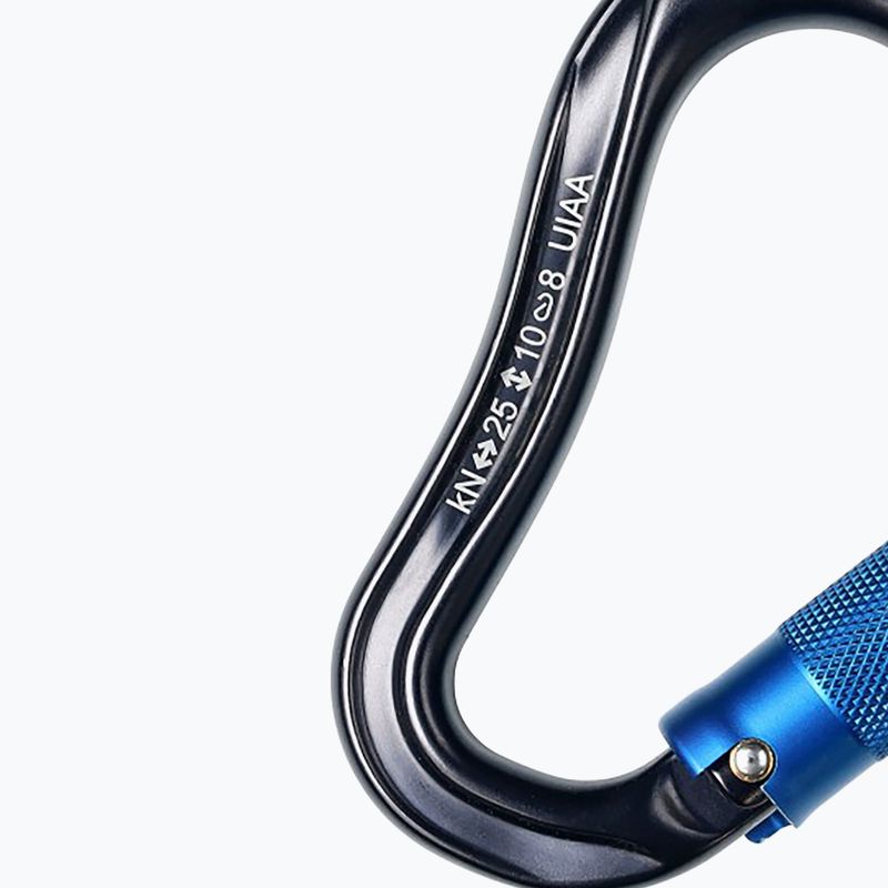 Ocun Eagle HMS Triplo moschettone antracite 4