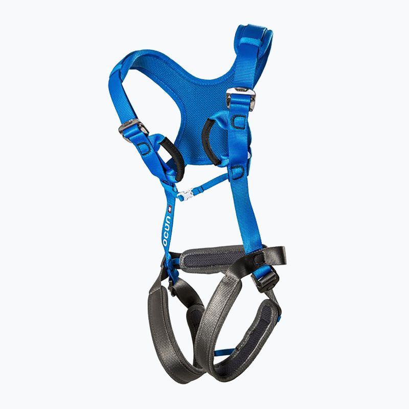 Imbracatura da arrampicata per bambini Ocun Doppler, blu carribean 3