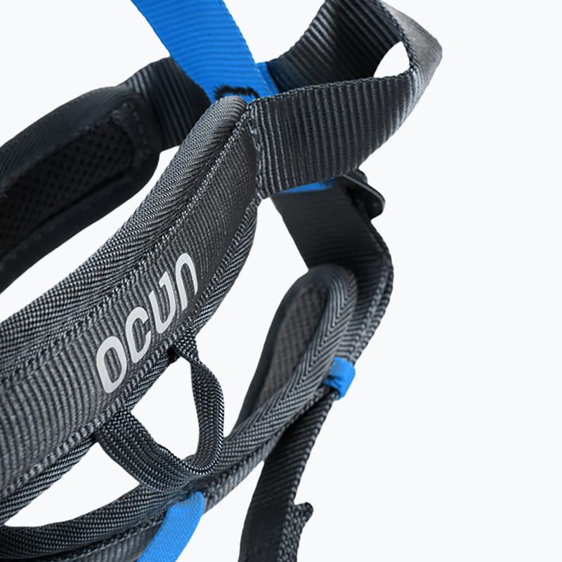 Imbracatura da arrampicata per bambini Ocun Doppler, blu carribean 8