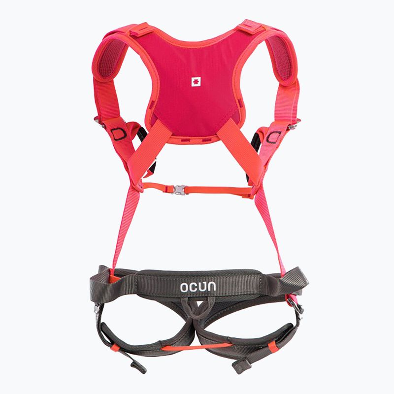 Imbracatura da arrampicata per bambini Ocun Doppler rosa 2