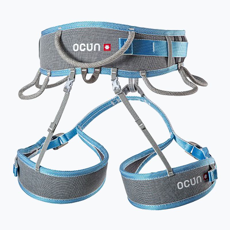 Imbracatura da arrampicata da uomo Ocun Twist Tech Eco grigio/blu 2