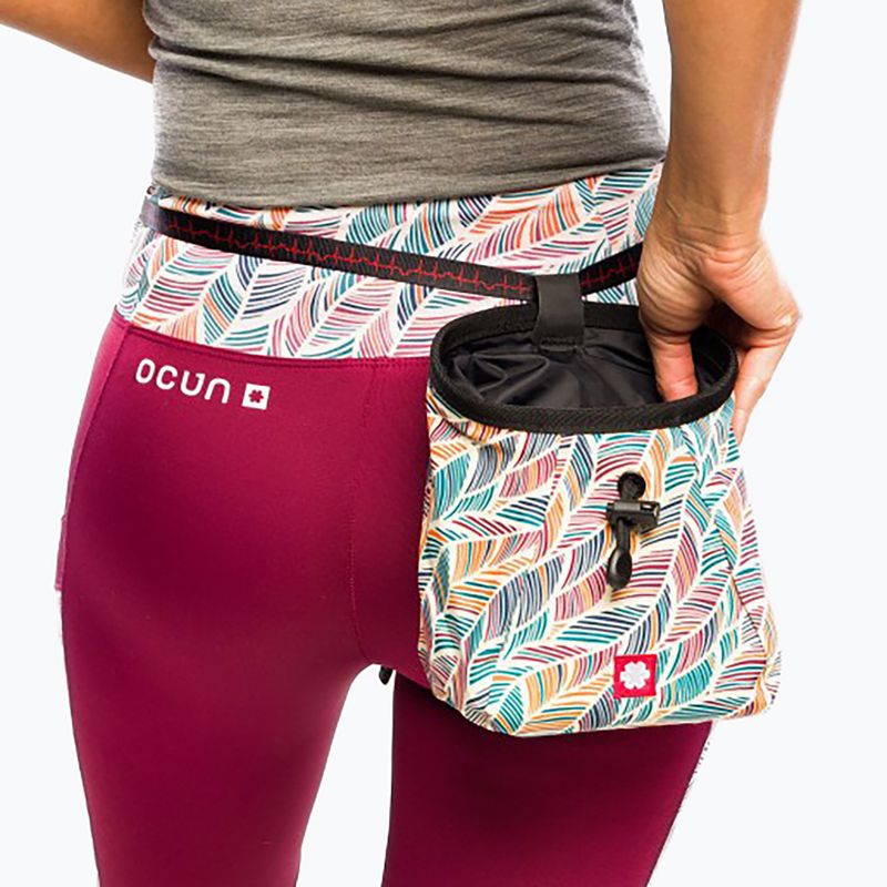 Borsa Ocun Lucky magnesia + cintura anca colori foglie 5