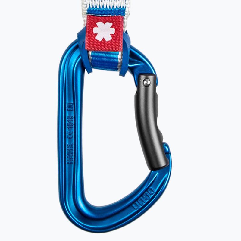 Ocun Hawk QD Zoom PA 12 cm espressioni di arrampicata 6 pezzi blu. 3