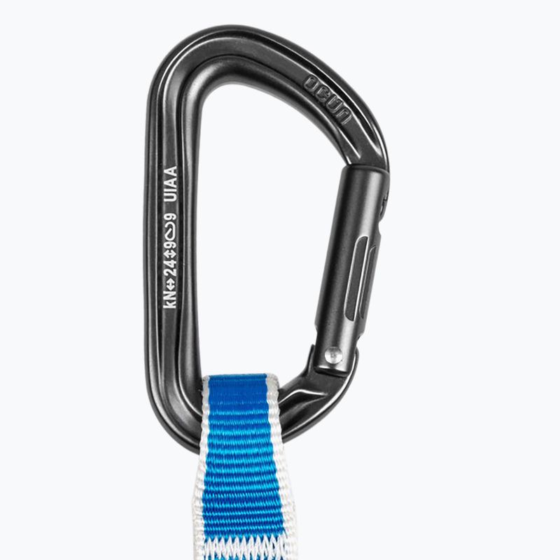 Ocun Hawk QD Zoom PA 12 cm espressioni di arrampicata 6 pezzi blu. 4