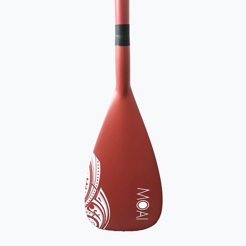 Pagaia da SUP in 3 parti MOAI Carbon Limited 3D rosso 3