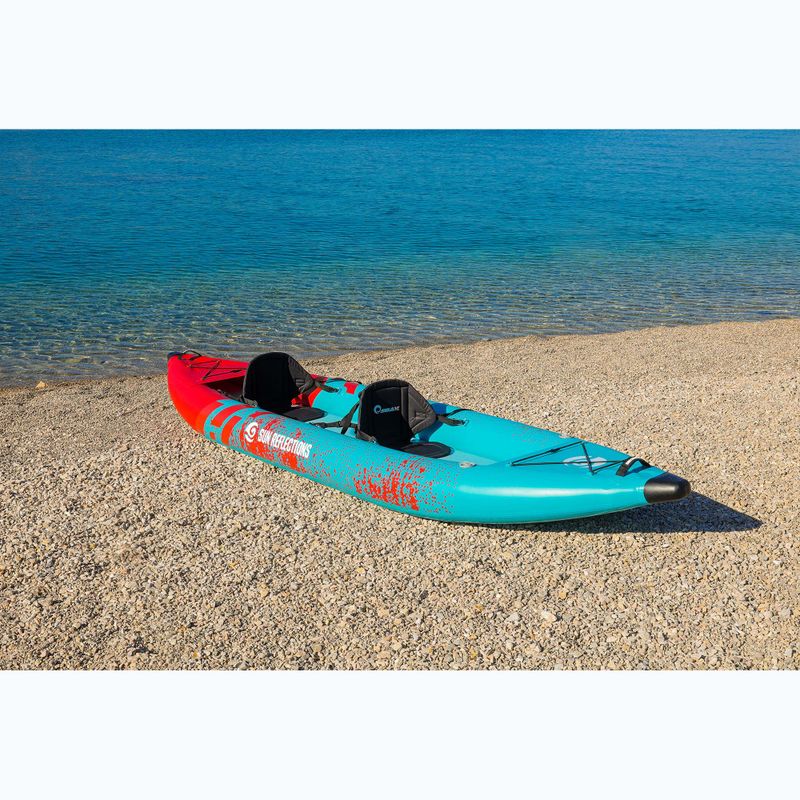 Kayak gonfiabile da 2 persone Sun Reflections Tube blue/red 4