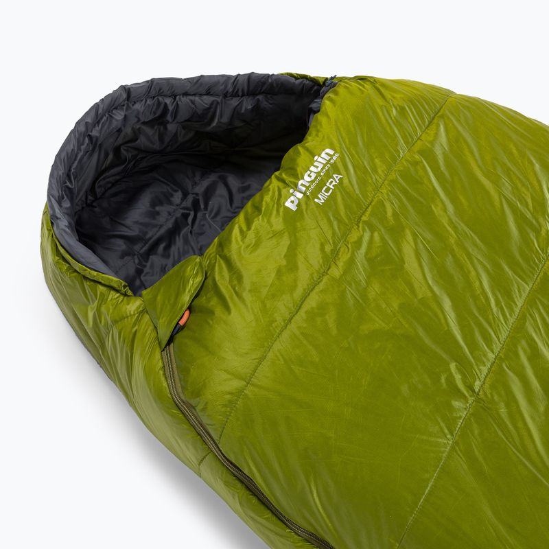 Sacco a pelo Pinguin Micra CCS 185 cm/destra verde 2