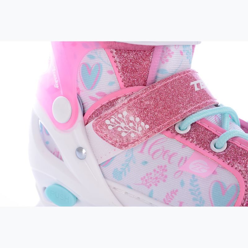 Pattini Tempish Ice Sky Girl per bambini, bianco/rosa 16