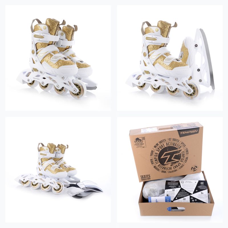 Pattini in linea per bambini Tempish Enbo Duo Girl Gold gold 13