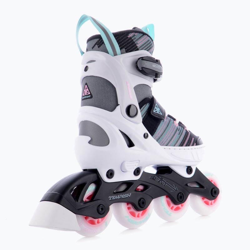 Pattini a rotelle per bambini Tempish Systent Girl Duo white 3