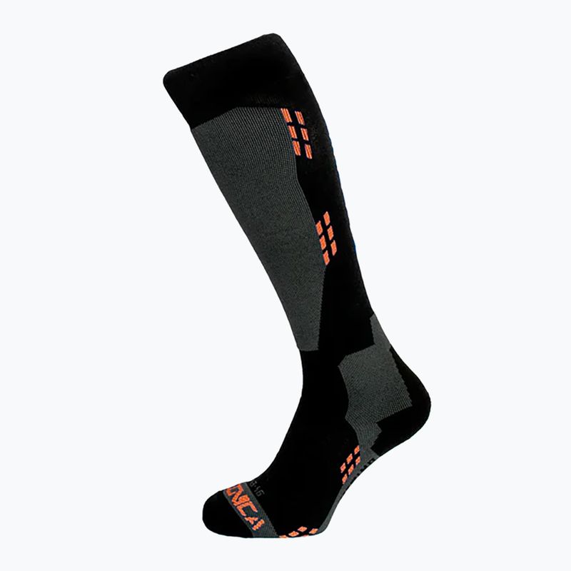 Calze da sci Tecnica Merino Ski black/orange