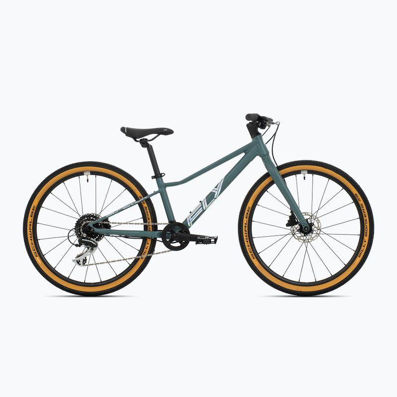 Bicicletta per bambini Superior F.L.Y. 24 DB verde trooper opaco/ologramma cromato