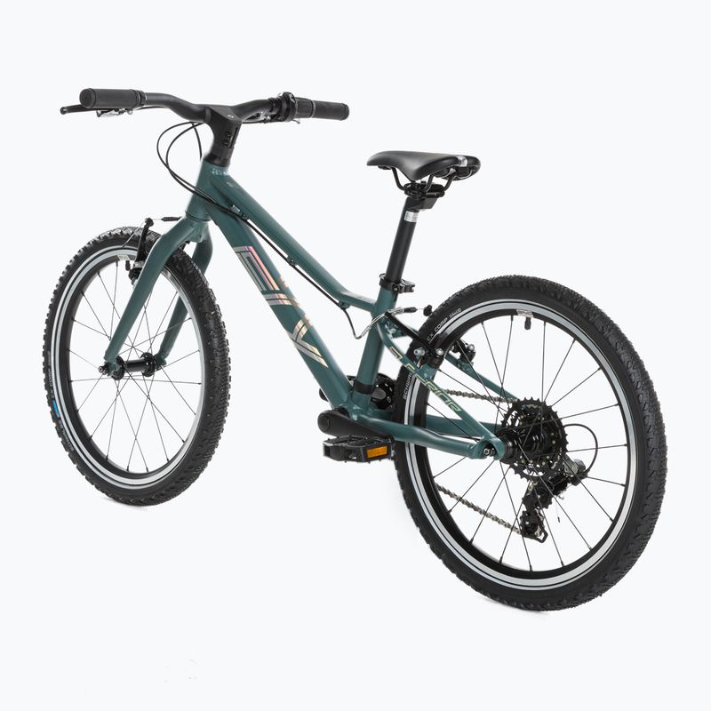 Bicicletta per bambini Superior F.L.Y. 20 VB 2022 verde trooper opaco/ologramma cromato 4