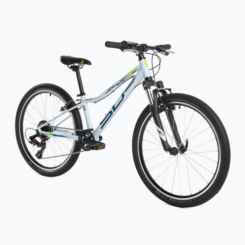 Bicicletta da bambino Superior RACER XC 24 bianco/blu/giallo lucido 2