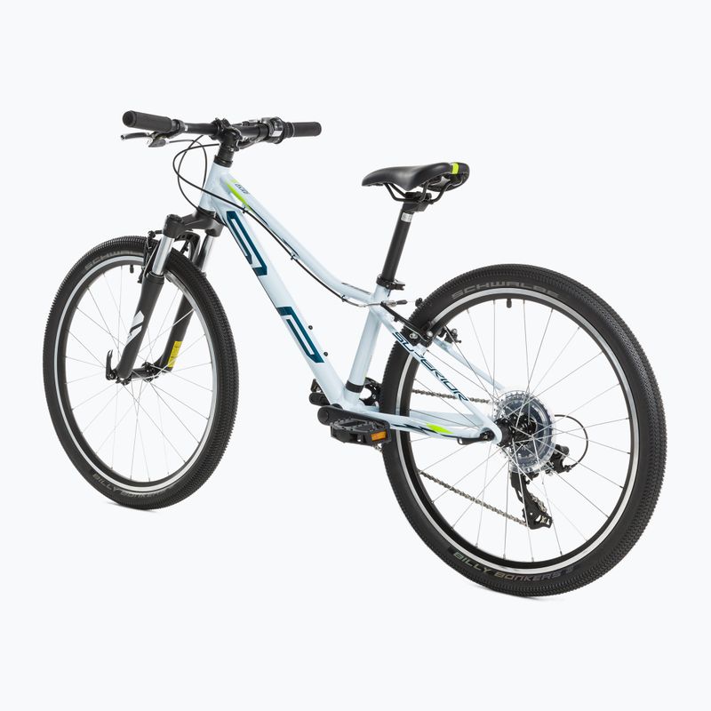 Bicicletta da bambino Superior RACER XC 24 bianco/blu/giallo lucido 3