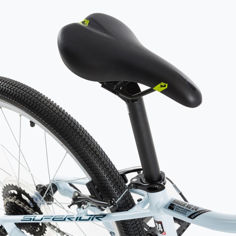 Bicicletta da bambino Superior RACER XC 24 bianco/blu/giallo lucido 5