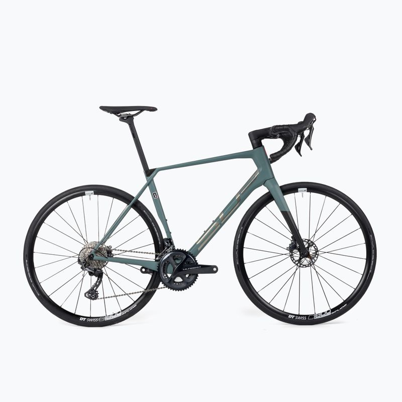 Superior X-ROAD Team Issue SE verde trooper opaco/cromo/nero bici da strada