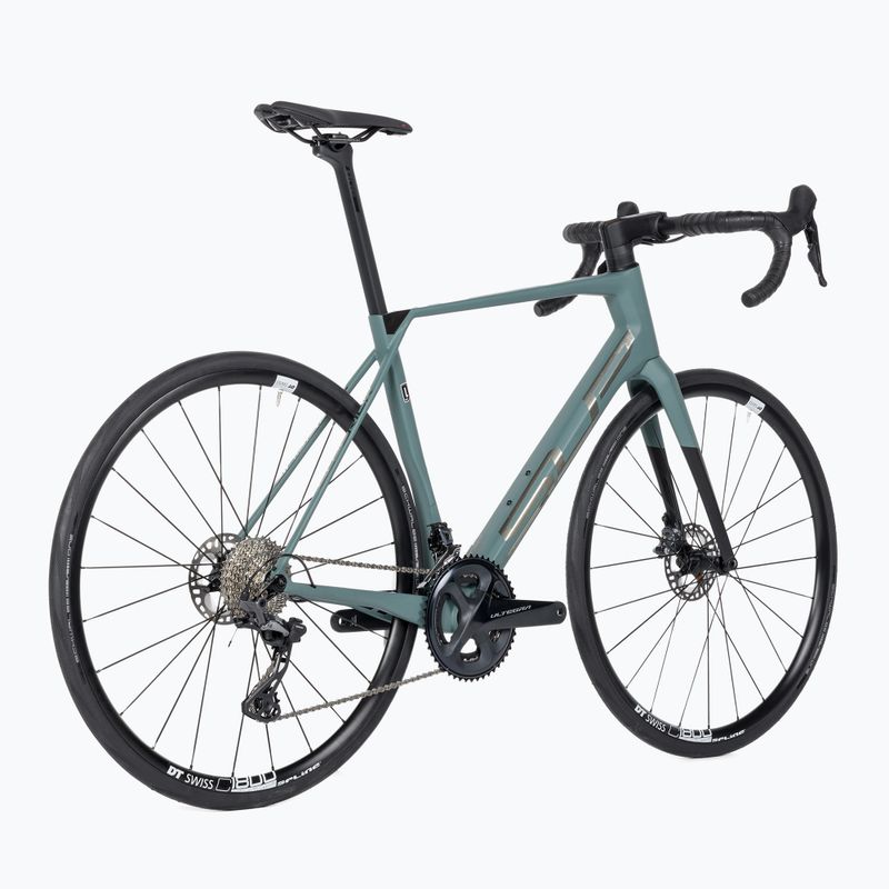 Superior X-ROAD Team Issue SE verde trooper opaco/cromo/nero bici da strada 3