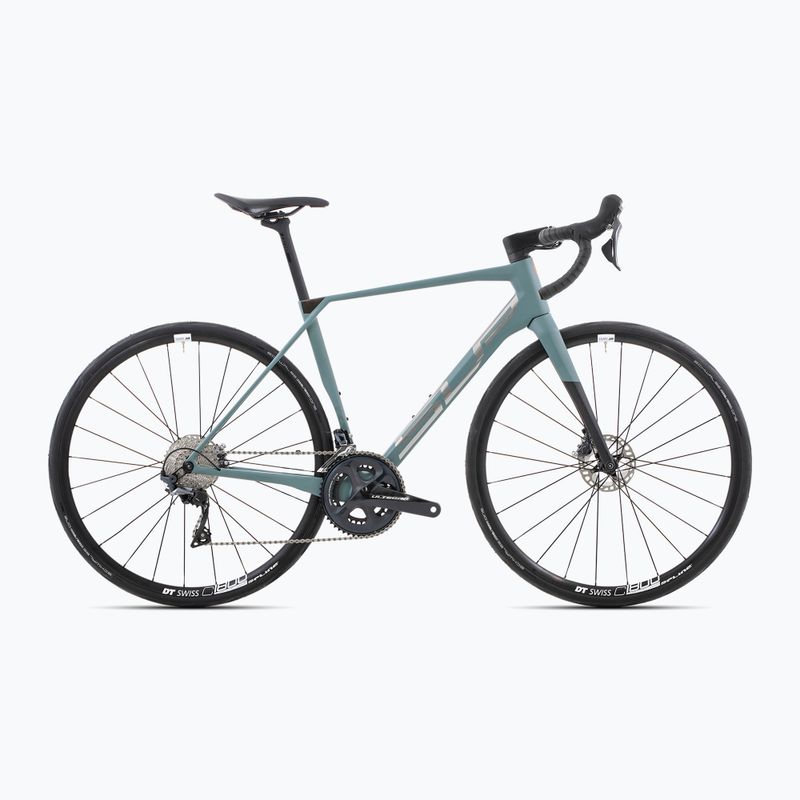Superior X-ROAD Team Issue SE verde trooper opaco/cromo/nero bici da strada 6