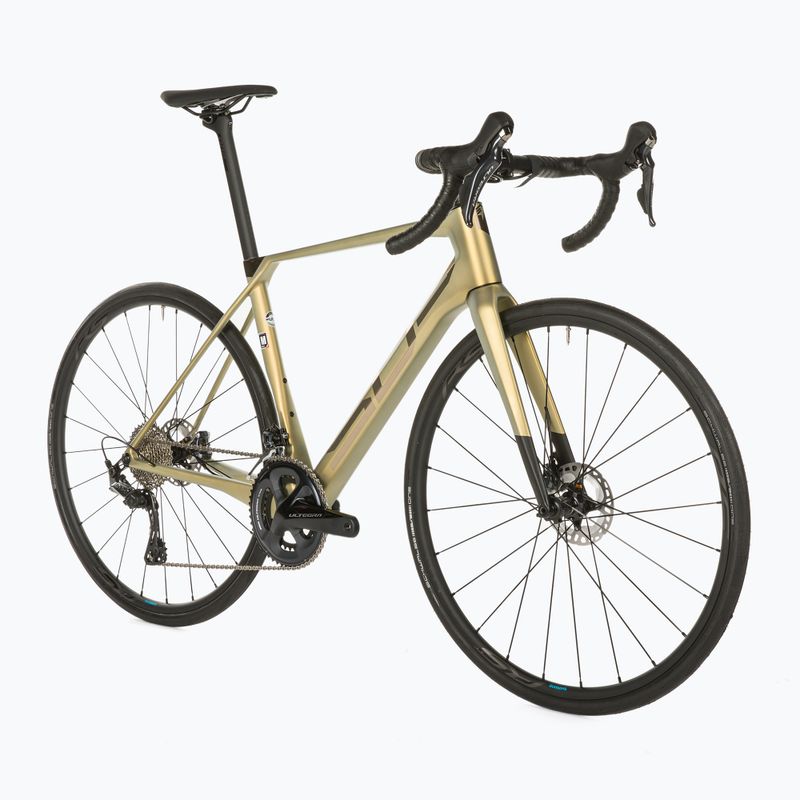 Superior X-ROAD Team Issue SE oliva opaca metallizzata/cromo bici da corsa 2