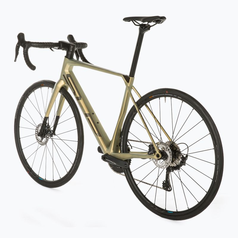Superior X-ROAD Team Issue SE oliva opaca metallizzata/cromo bici da corsa 3