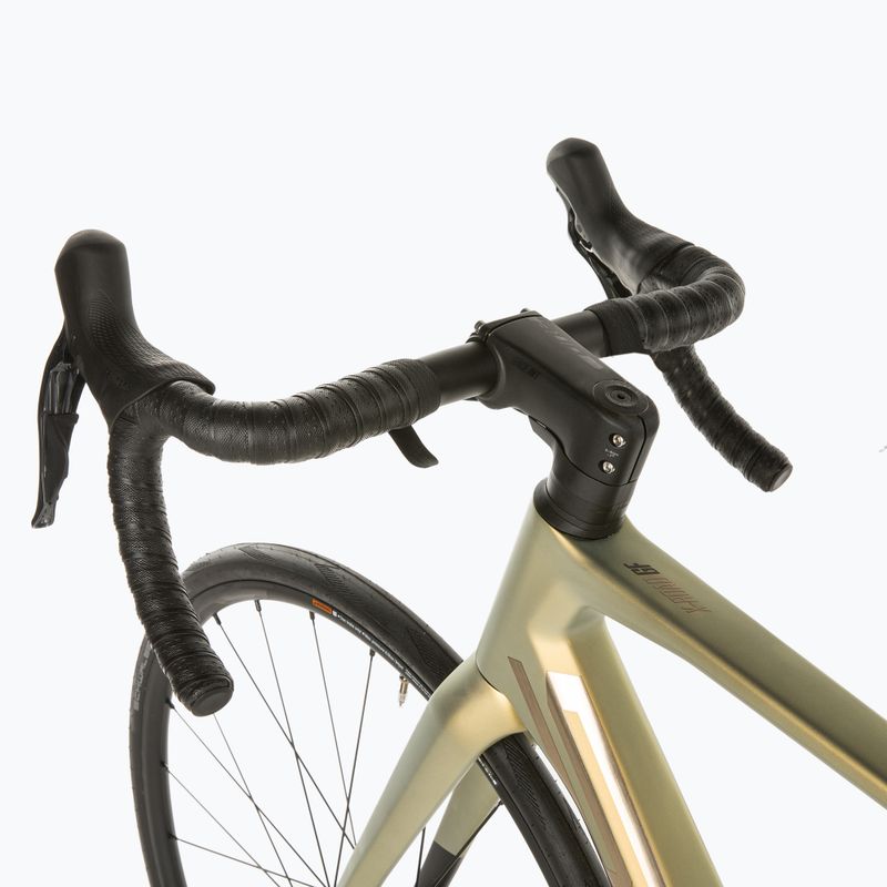Superior X-ROAD Team Issue SE oliva opaca metallizzata/cromo bici da corsa 4
