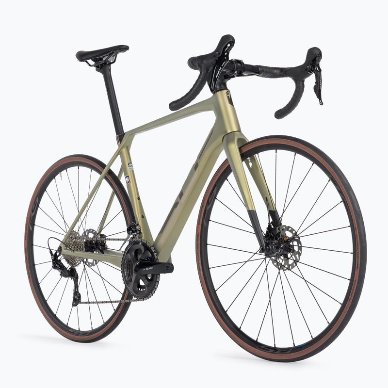 Superior X-ROAD Team Elite SE oliva opaca metallizzata/cromo bici da corsa 2
