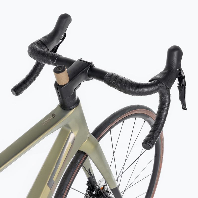 Superior X-ROAD Team Elite SE oliva opaca metallizzata/cromo bici da corsa 5