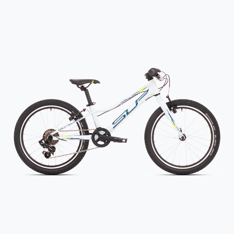 Bicicletta da bambino Superior RACER XC 20 bianco/blu/giallo lucido 6