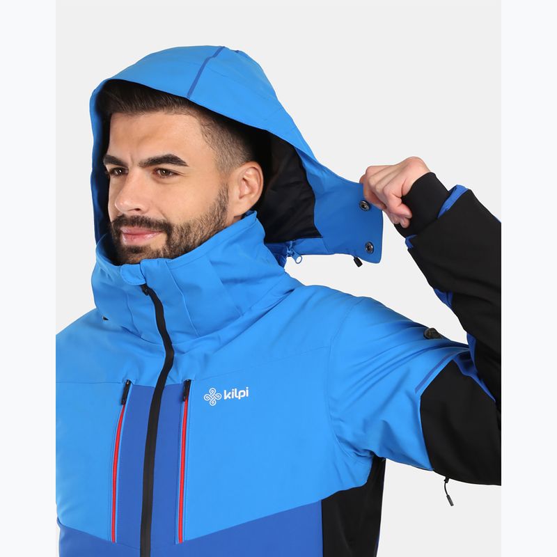 Giacca da sci uomo Kilpi Tonnsi dark red 3