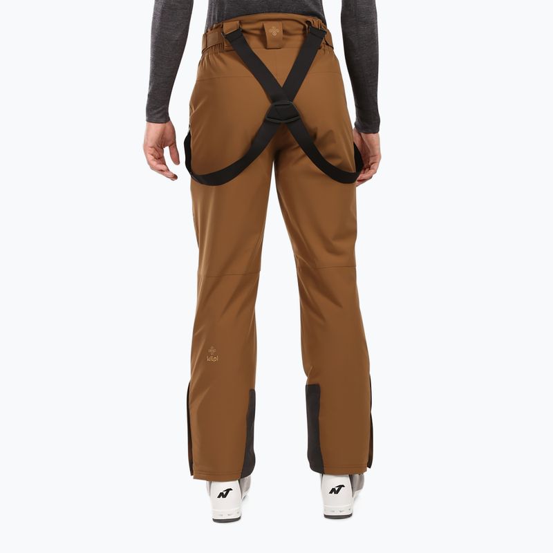 Pantaloni da sci uomo Kilpi Mimas brown 3