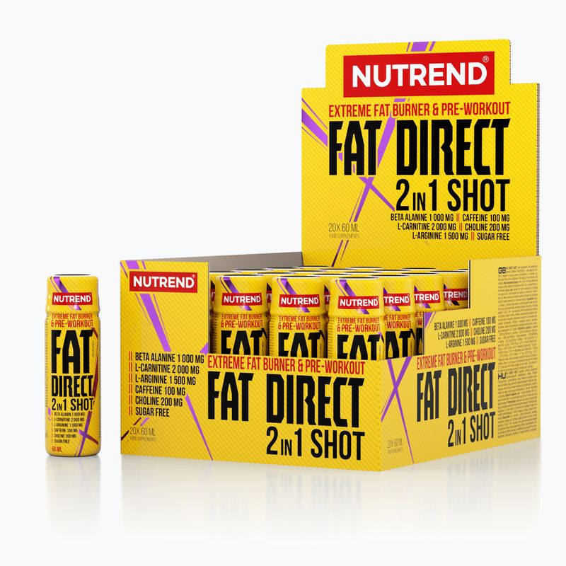 Nutrend FatDirect, shot pre-allenamento 20 x 60 ml 2