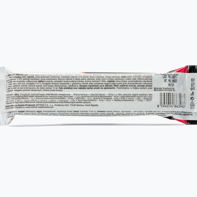Barretta proteica Nutrend Excelent al caramello salato 85 g 2