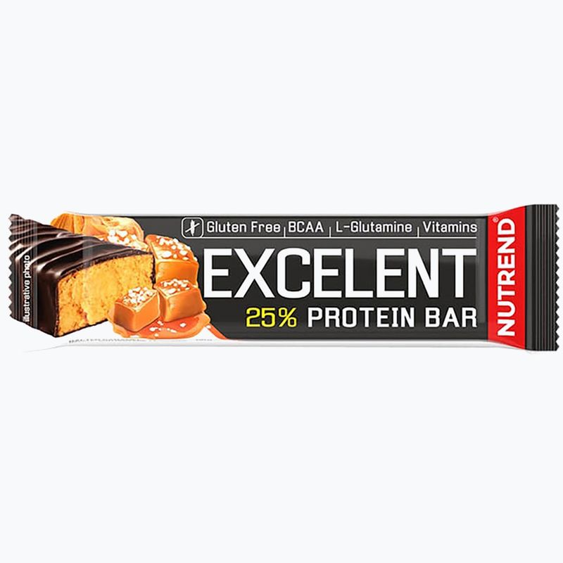 Barretta proteica Nutrend Excelent al caramello salato 85 g